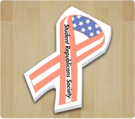 4 x 7 Custom Patriotic Ribbon Scratch Pad Full Color